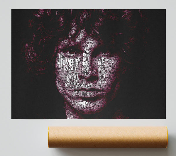 Jim Morrison Words Print