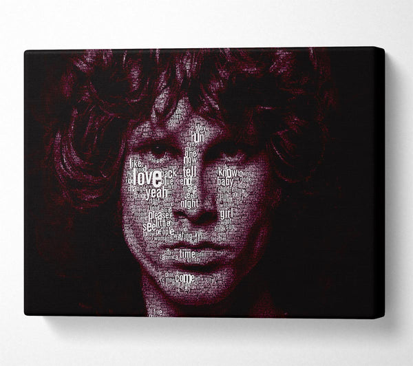  A Canvas Print of Jim Morrison Words Canvas Print
