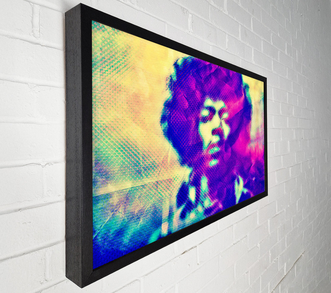  A Canvas Print of Jimi Hendrix Blur Canvas Art