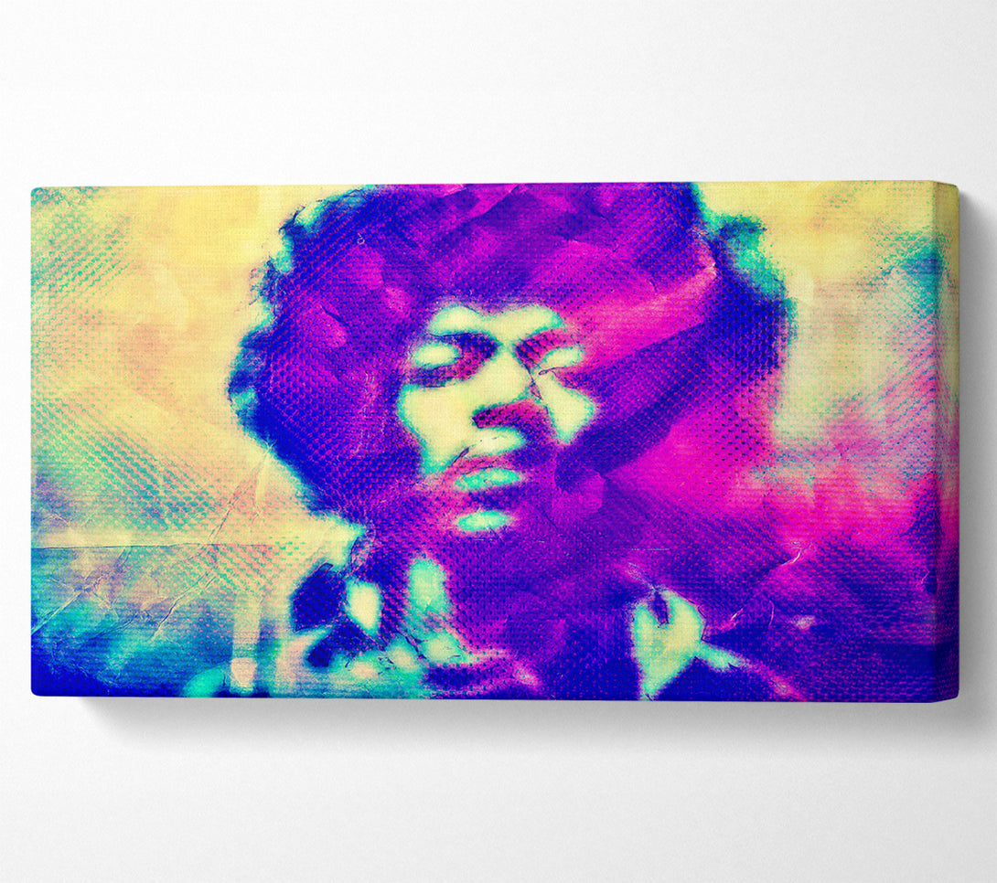  A Canvas Print of Jimi Hendrix Blur Canvas Art