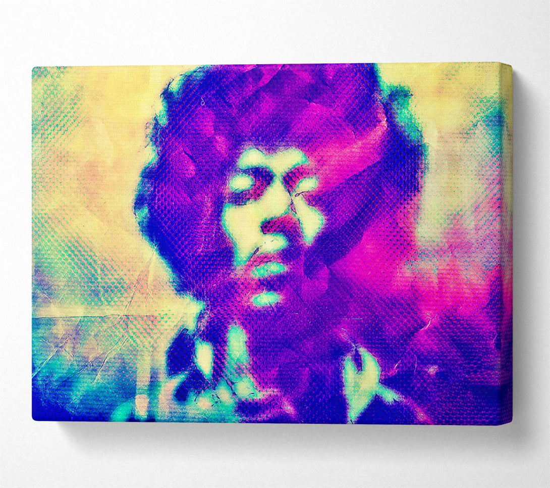 A Canvas Print of Jimi Hendrix Blur Canvas Art