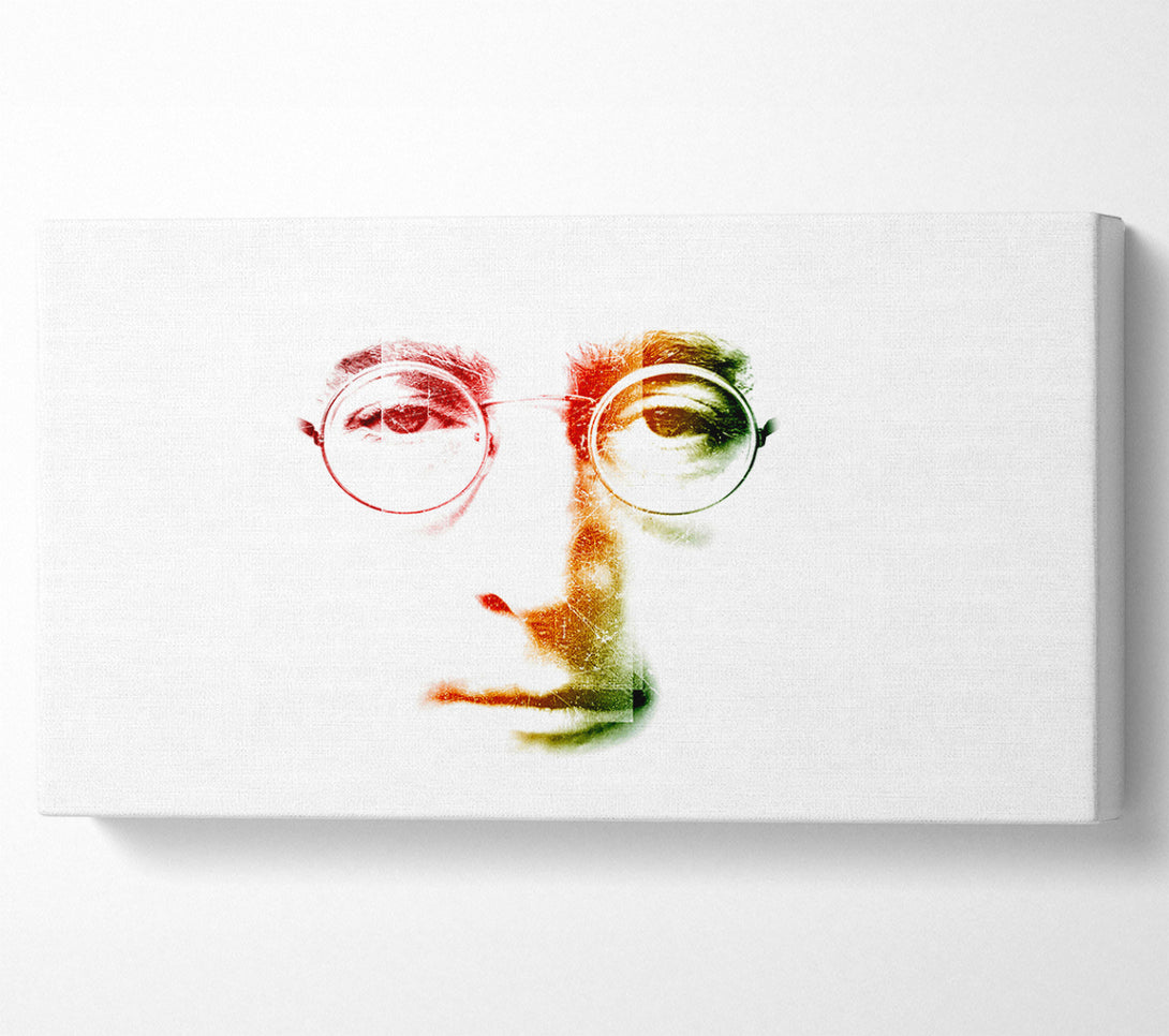  A Canvas Print of John Lennon Face Canvas Wall Art