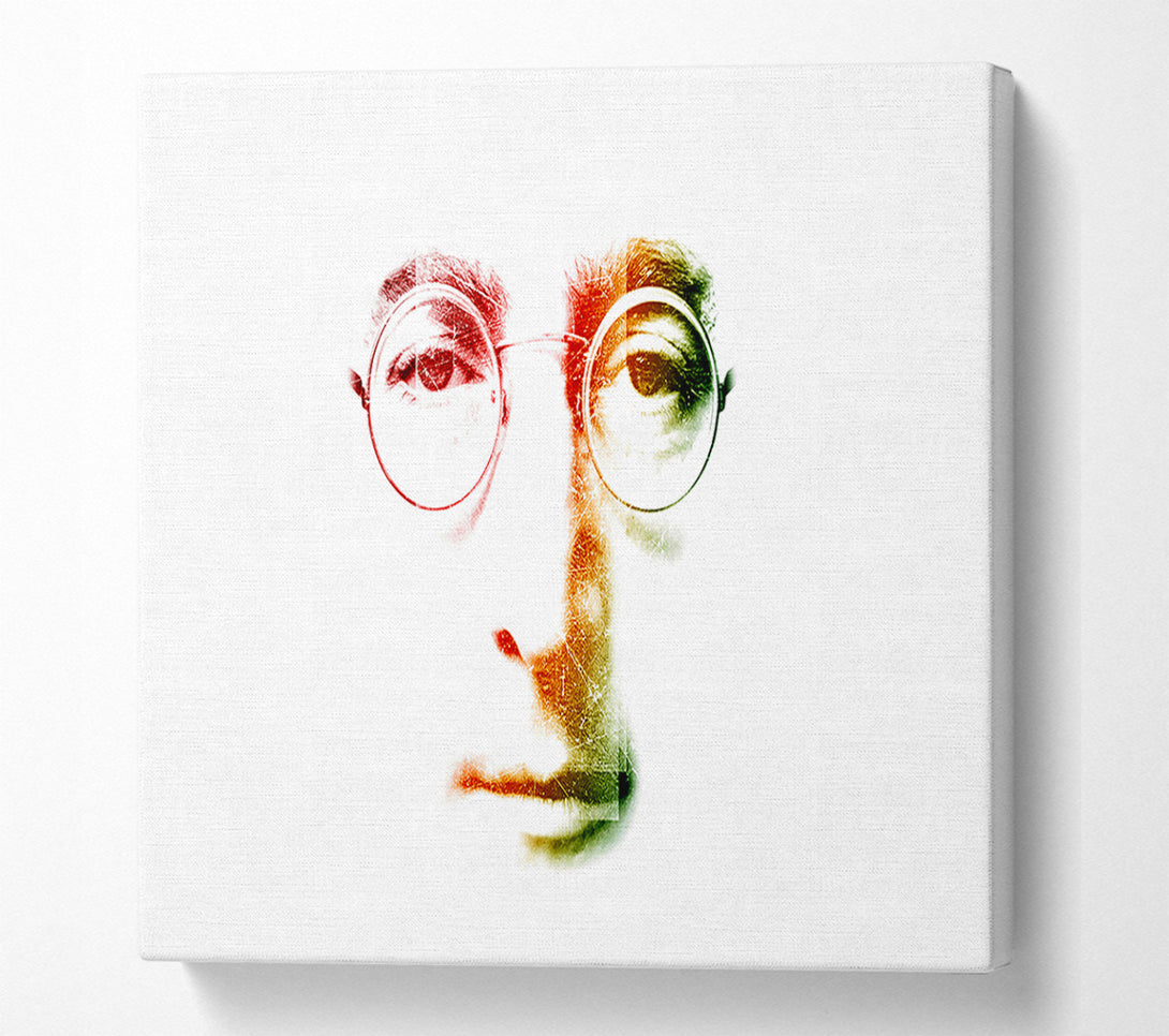  A Canvas Print of John Lennon Face Canvas Wall Art