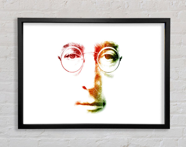 John Lennon Face Framed Print