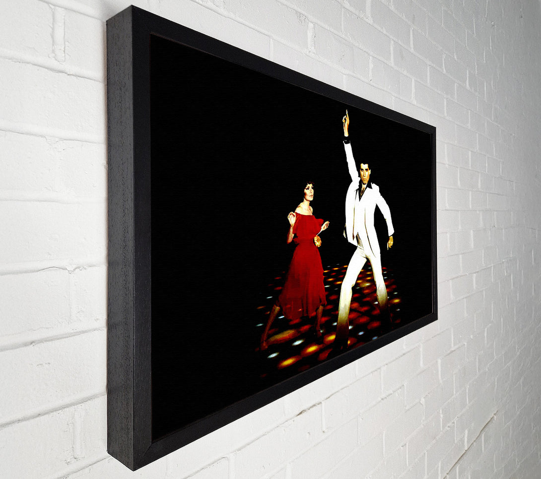  A Canvas Print of John Travolta Saturday Night Fever Canvas Art