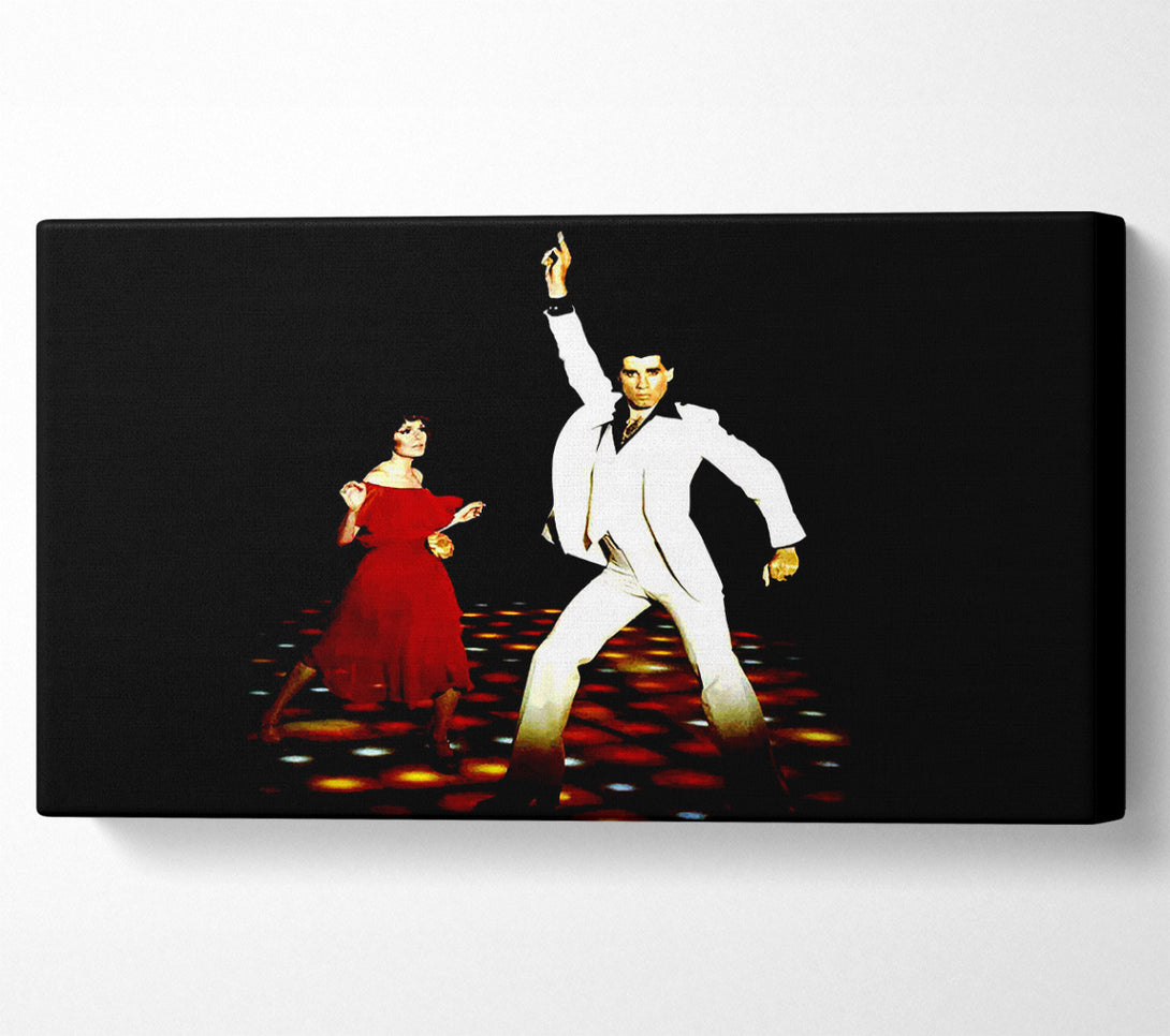  A Canvas Print of John Travolta Saturday Night Fever Canvas Art