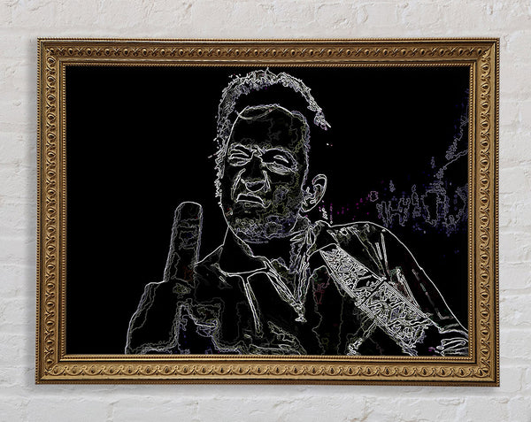 Johnny Cash Framed Print
