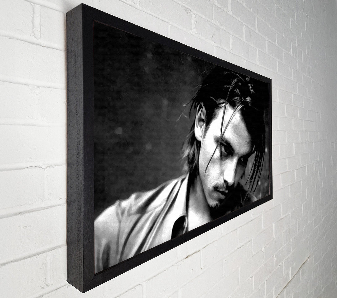  A Canvas Print of Johnny Depp Sexy Canvas Wall Art