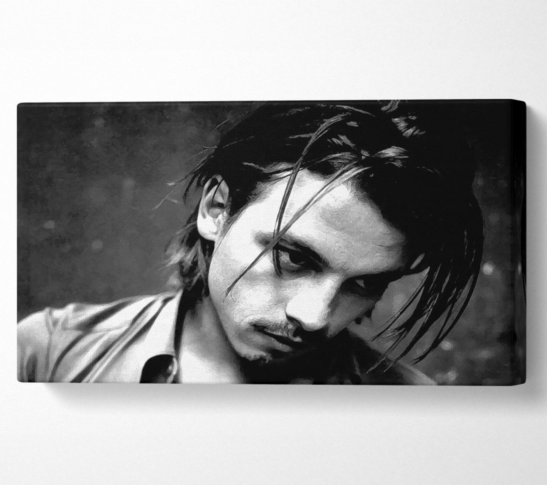  A Canvas Print of Johnny Depp Sexy Canvas Wall Art