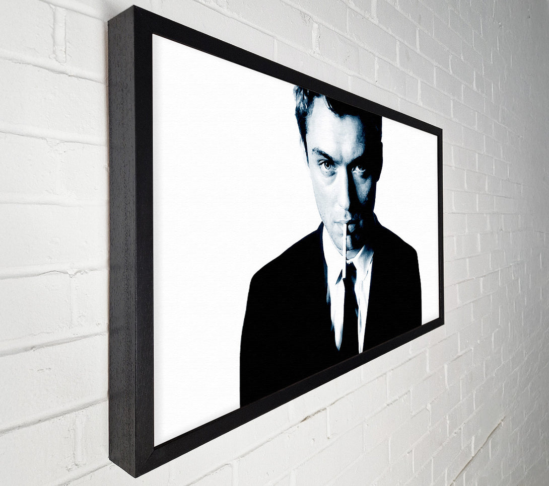 A Canvas Print of Jude Law Blue Canvas Art