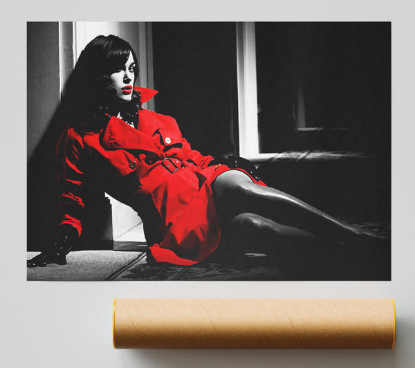 Kiera Knightley Red Poster