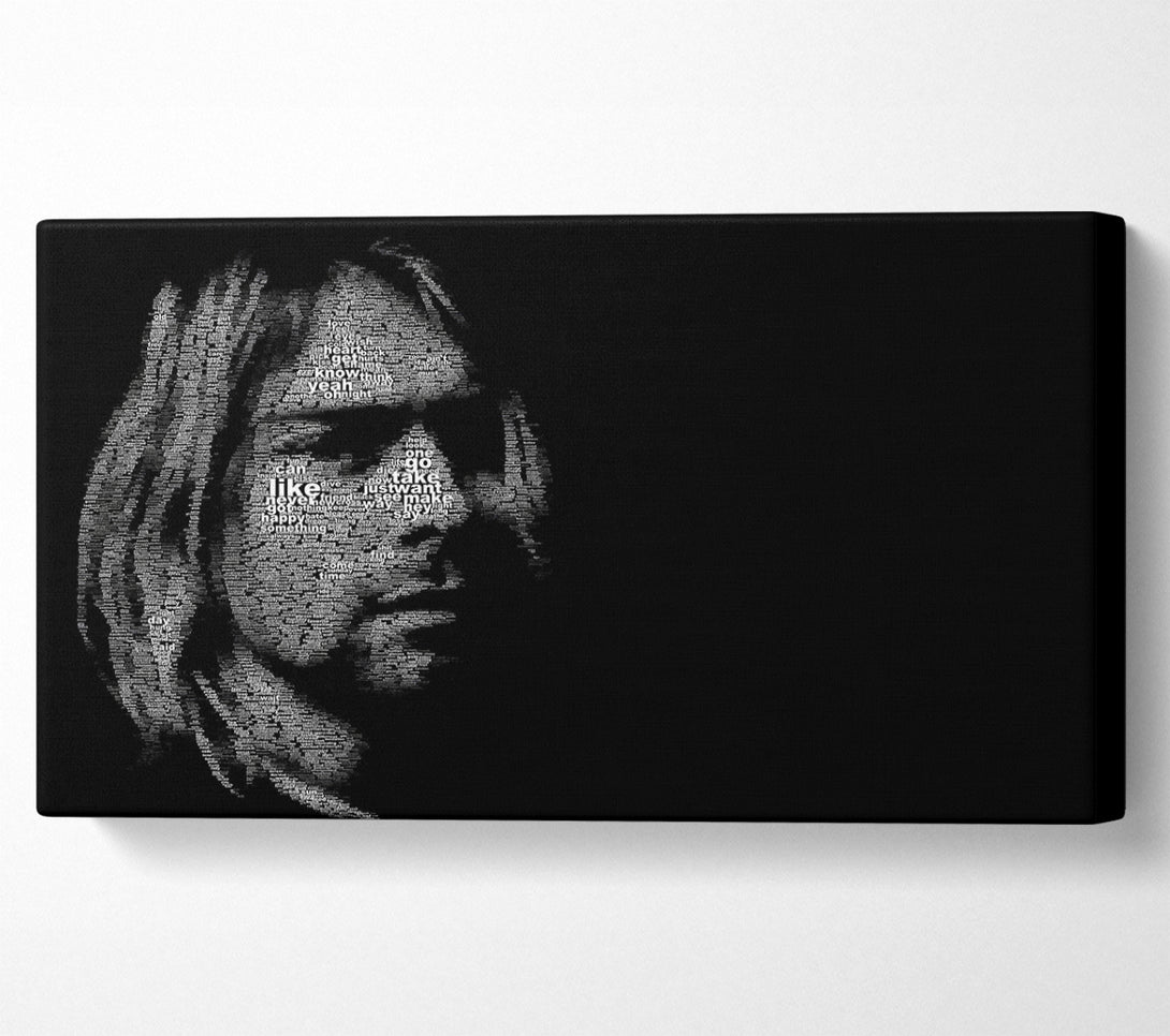  A Canvas Print of Kurt Cobain Portrait Canvas Art