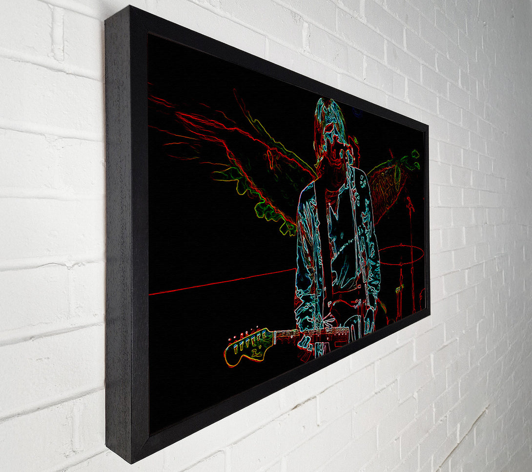  A Canvas Print of Kurt Cobain Canvas Art