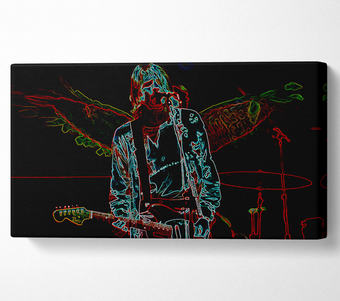  A Canvas Print of Kurt Cobain Canvas Art