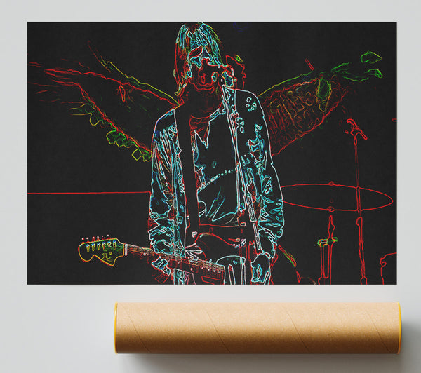 Kurt Cobain Giclee Print