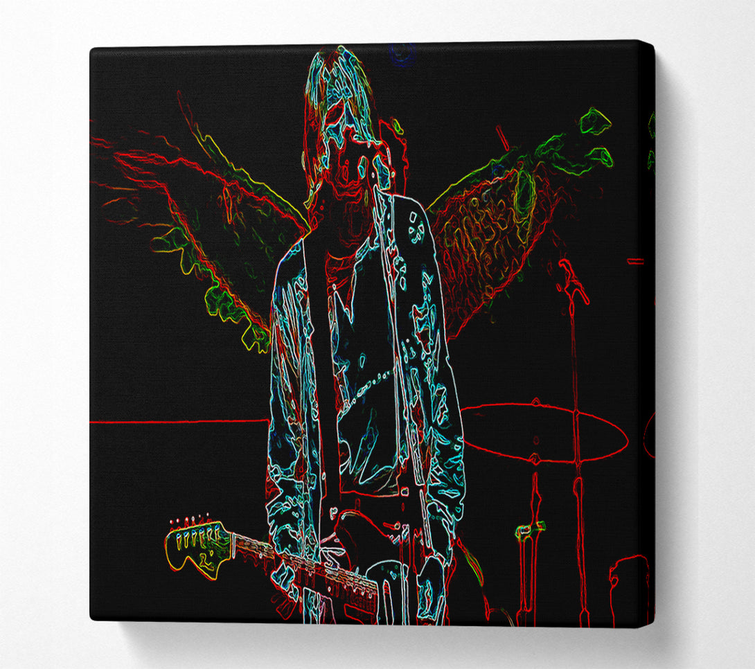  A Canvas Print of Kurt Cobain Canvas Art