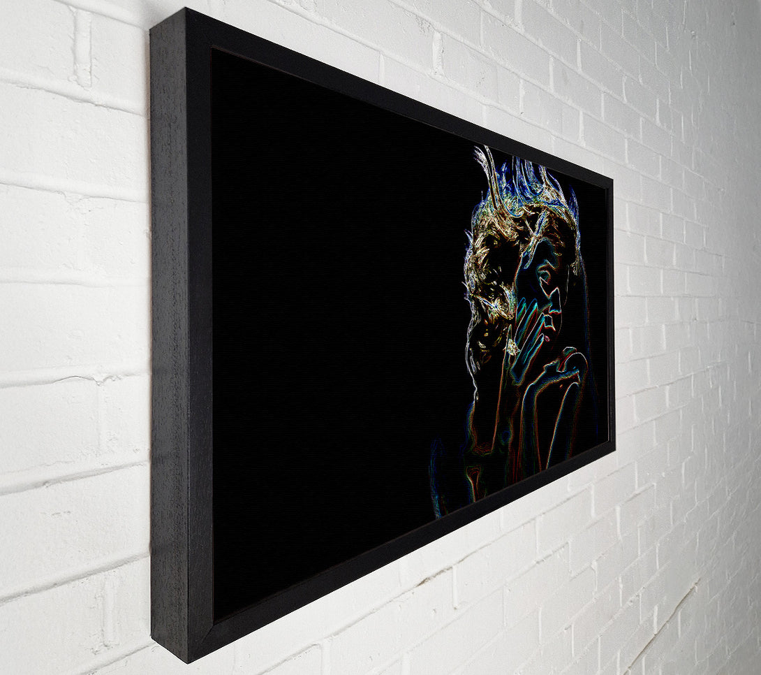 A Canvas Print of Kylie Minogue Psychedelic Canvas Print