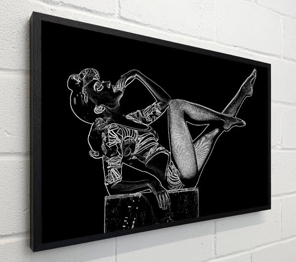 Kylie White On Black
