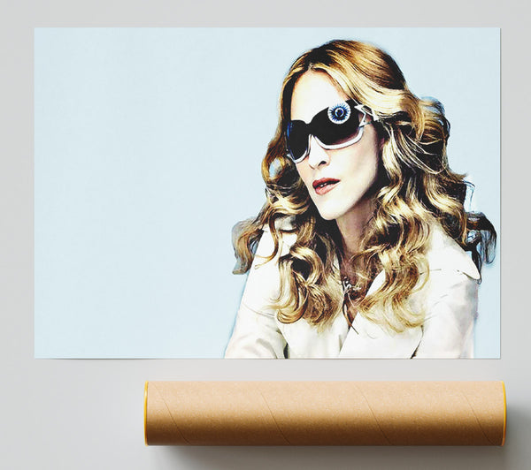 Madonna Baby Blue Print