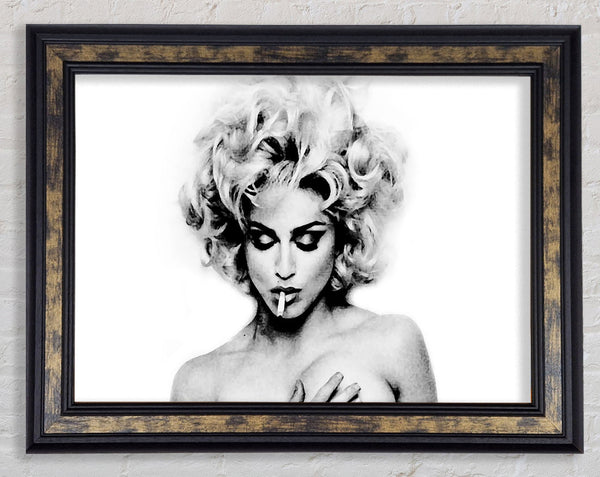 Madonna Seduction Framed Print