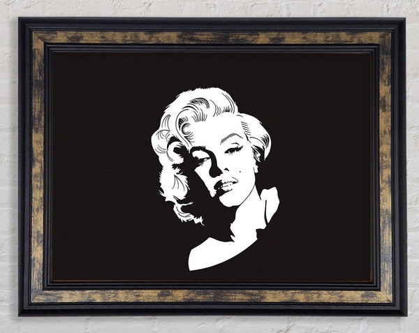 Marilyn Monroe Biography Framed Print