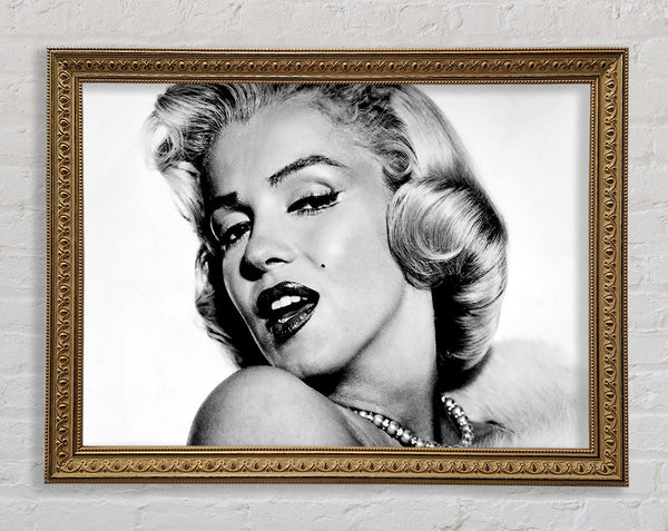 Marilyn Monroe Schwarz und Weiß