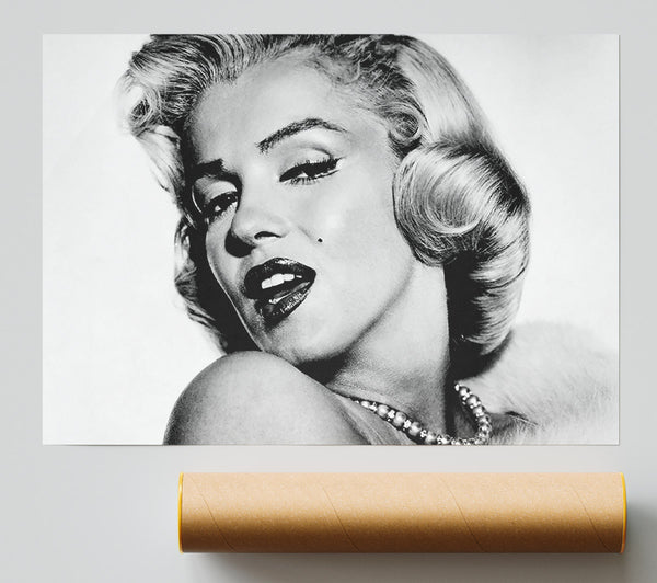 Marilyn Monroe Black And White Giclee Print