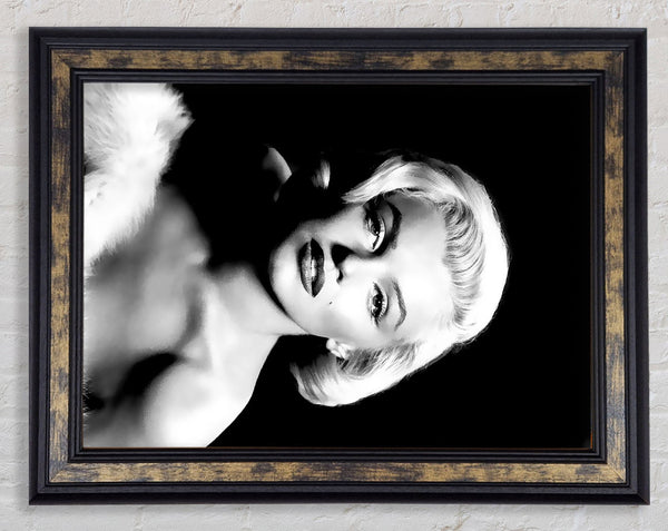 Marilyn Monroe Classic B n W Framed Print