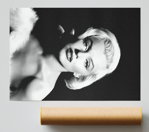 Marilyn Monroe Classic B N W Poster