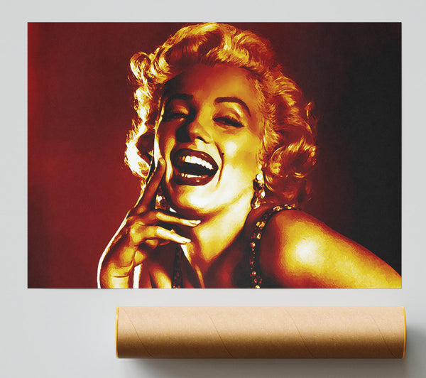 Marilyn Monroe Gold Giclee Print