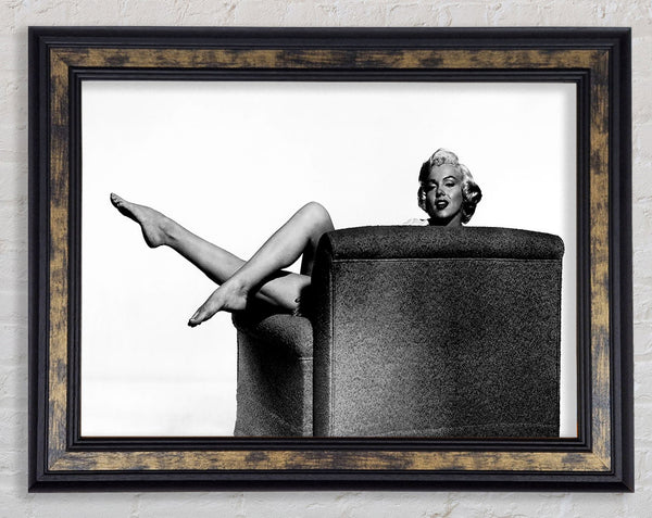 Marilyn Monroe Legs Framed Print