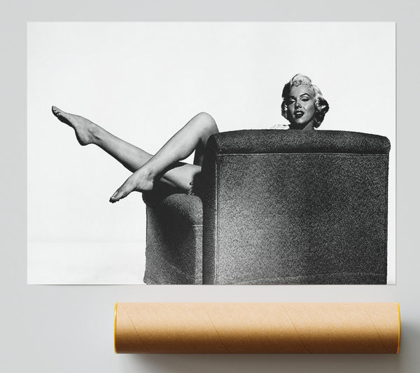 Marilyn Monroe Legs Poster