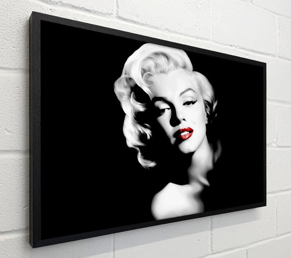 Marilyn Monroe Red Lips Landscape