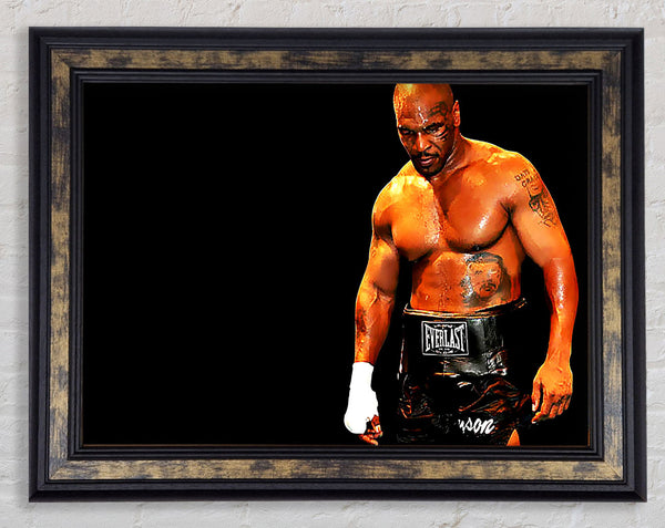 Mike Tyson Champion Framed Print