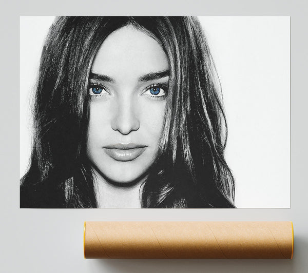 Miranda Kirr Face B N W Print
