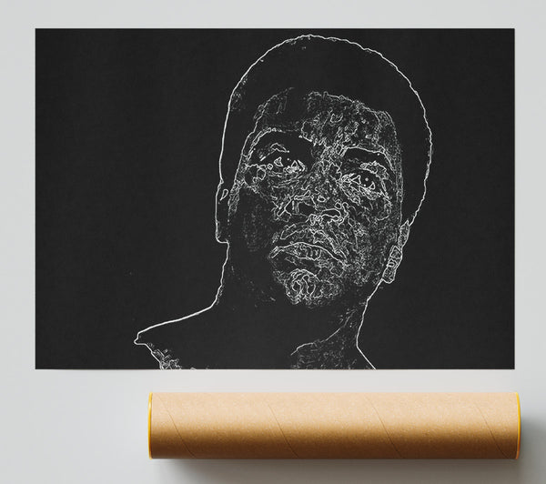 Muhammad Ali Face Giclee Print