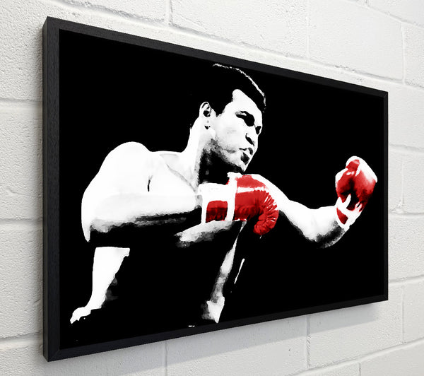 Muhammad Ali Red Boxing Gloves