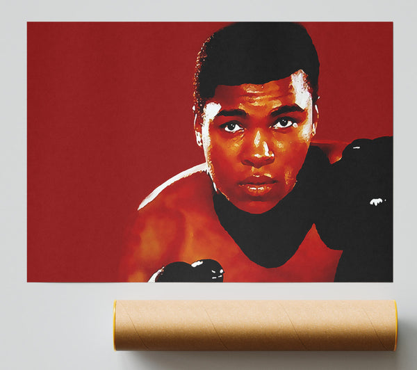 Muhammad Ali Red Giclee Print