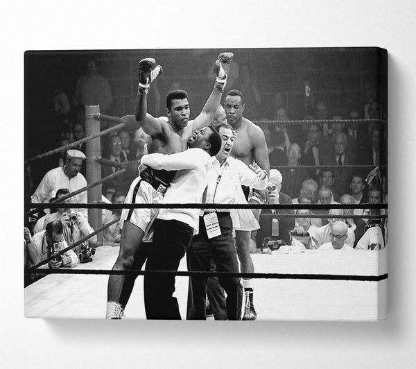  A Canvas Print of Muhammad Ali Victory Canvas Art