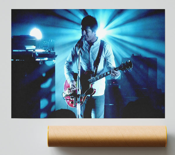 Noel Gallagher Blue Light Poster