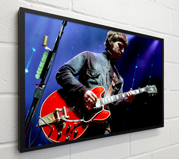 Noel Gallagher Playing Guitar