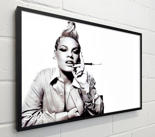 Pink Cigarette B n W