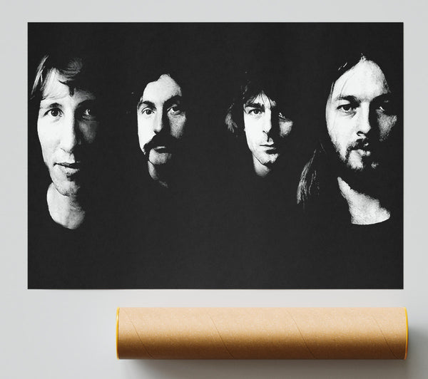 Pink Floyd Early Days B N W Poster