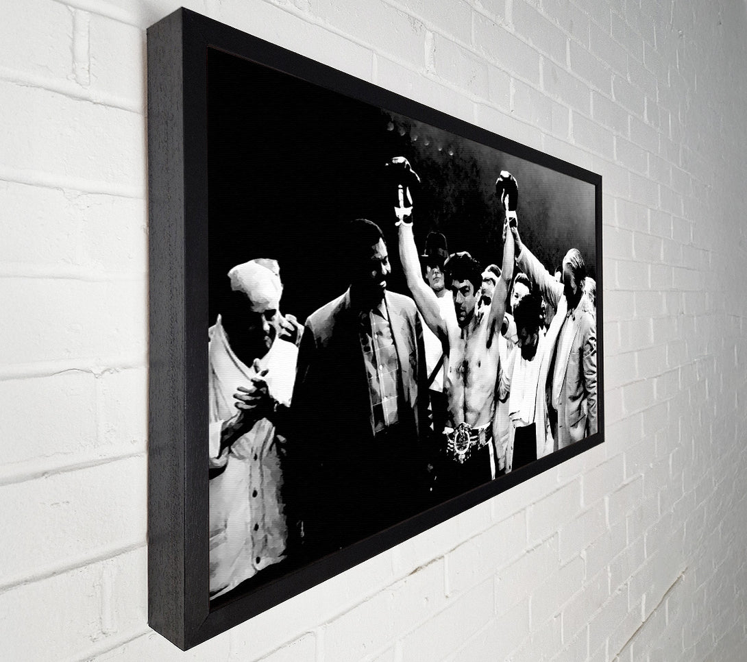  A Canvas Print of Raging Bull Robert De Niro Winning Canvas Wall Art