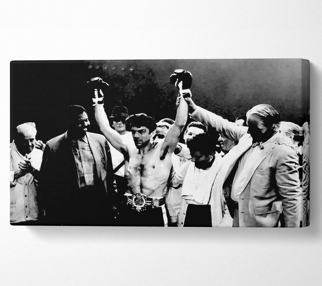  A Canvas Print of Raging Bull Robert De Niro Winning Canvas Wall Art