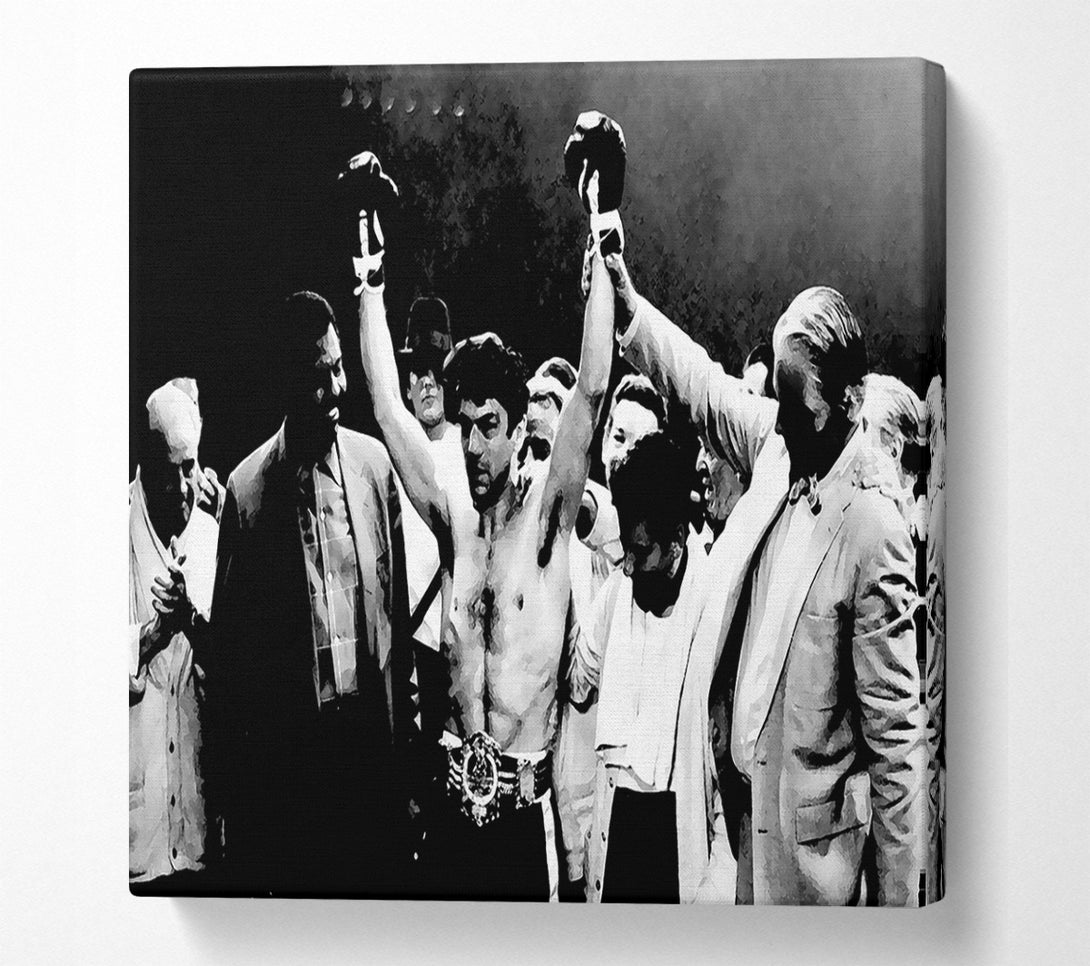  A Canvas Print of Raging Bull Robert De Niro Winning Canvas Wall Art