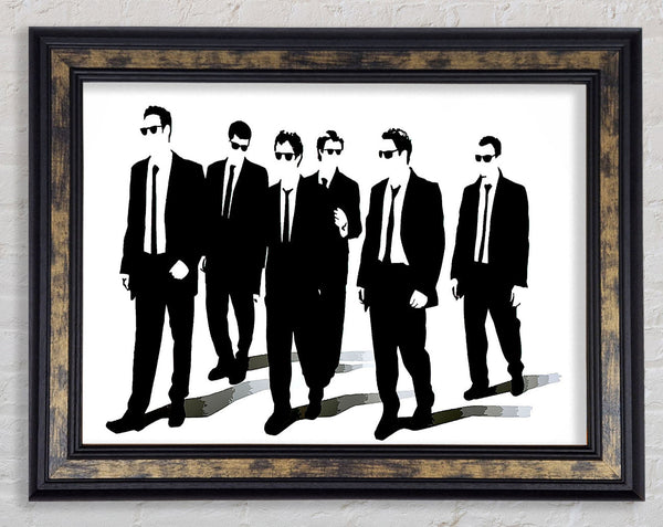 Reservoir Dogs Walking Framed Print