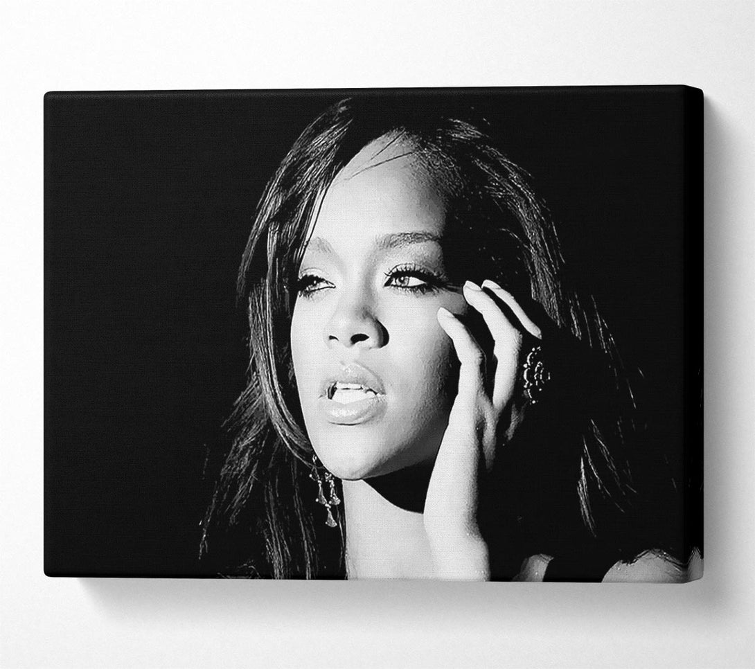  A Canvas Print of Rhianna Canvas Print