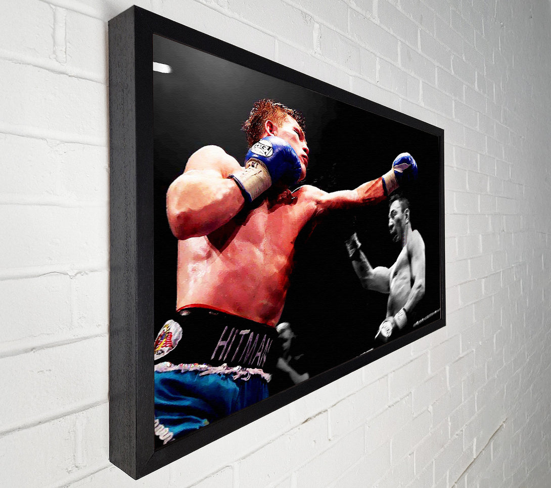 A Canvas Print of Ricky Hatton Knock Out In The Ring Canvas Art