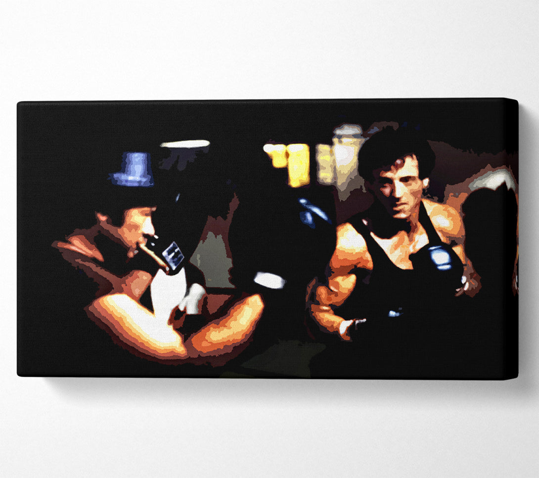  A Canvas Print of Rocky Training Canvas Art